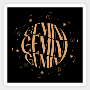 Gemini ZODIAC ASTROLOGY Sticker